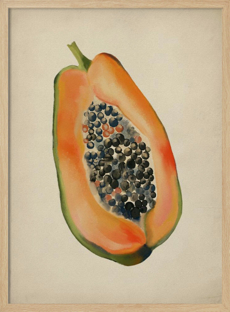 Vintage fruit - Papaja | Poster