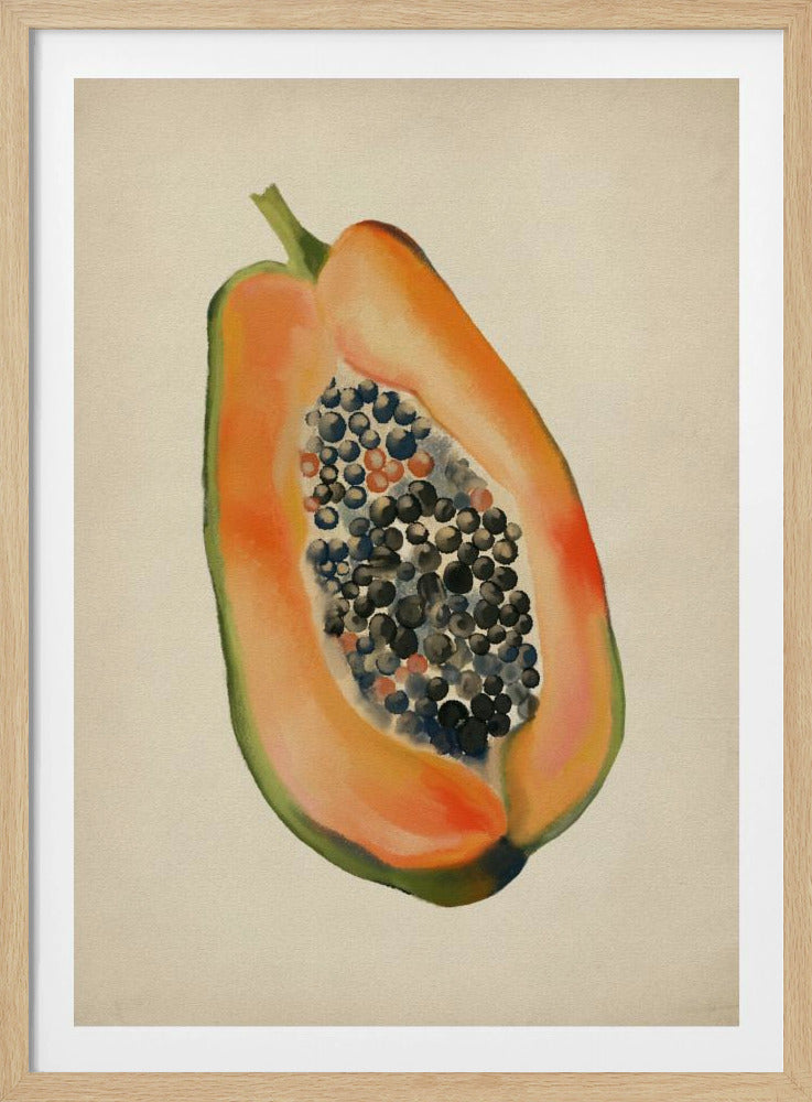 Vintage fruit - Papaja | Poster