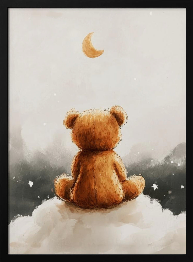 Maanverlichte berendromen | Poster