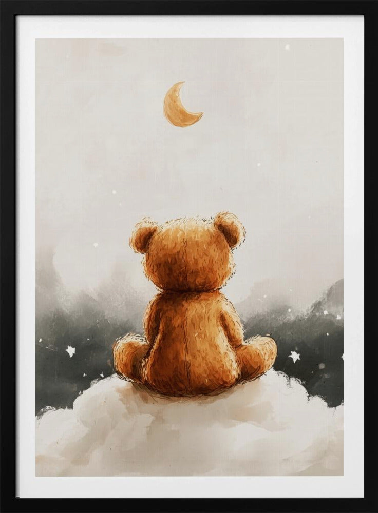 Maanverlichte berendromen | Poster