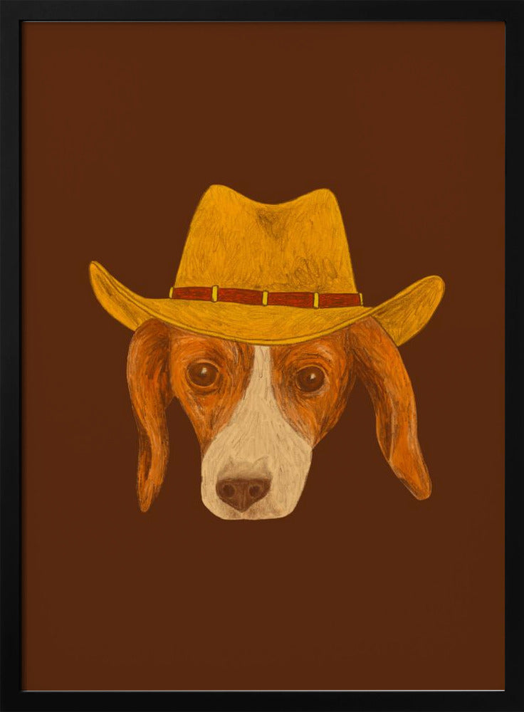 Nala, de schattigste cowgirl pup | Poster