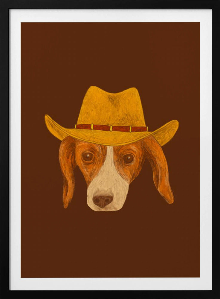 Nala, de schattigste cowgirl pup | Poster