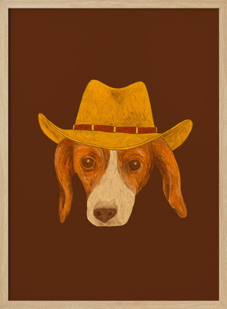 Nala, de schattigste cowgirl pup | Poster
