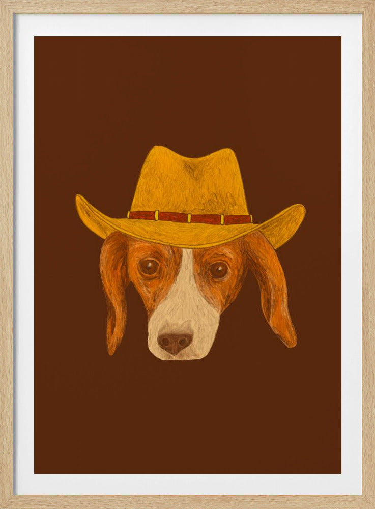 Nala, de schattigste cowgirl pup | Poster
