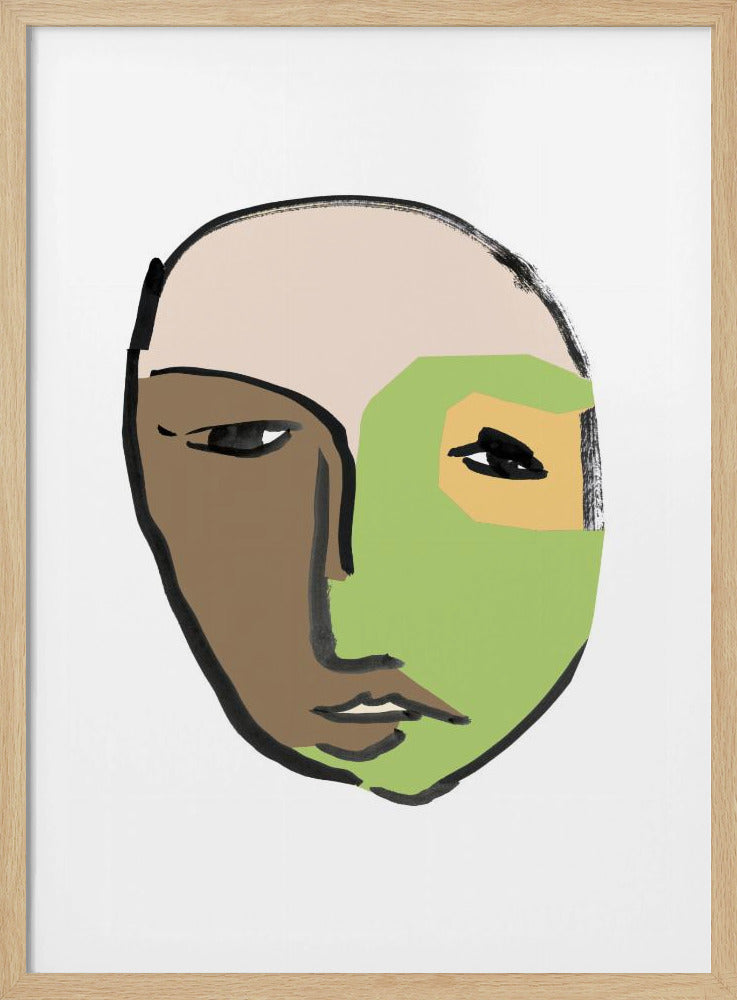 Gezicht nr. 6 | Poster