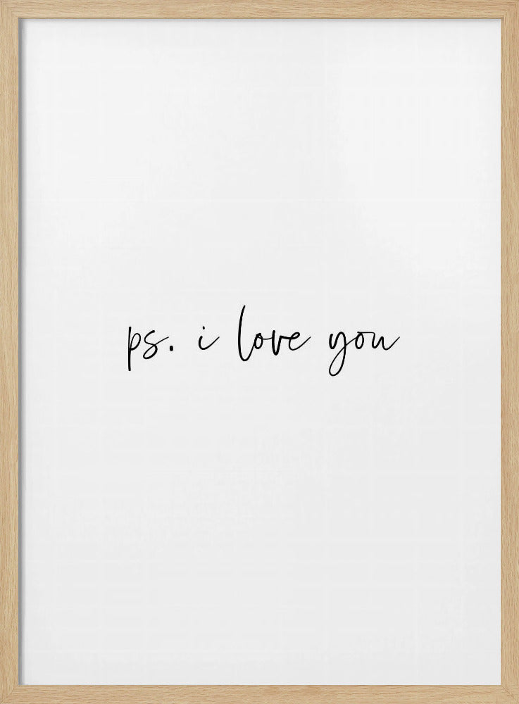 Ps. Ik hou van jou | Poster