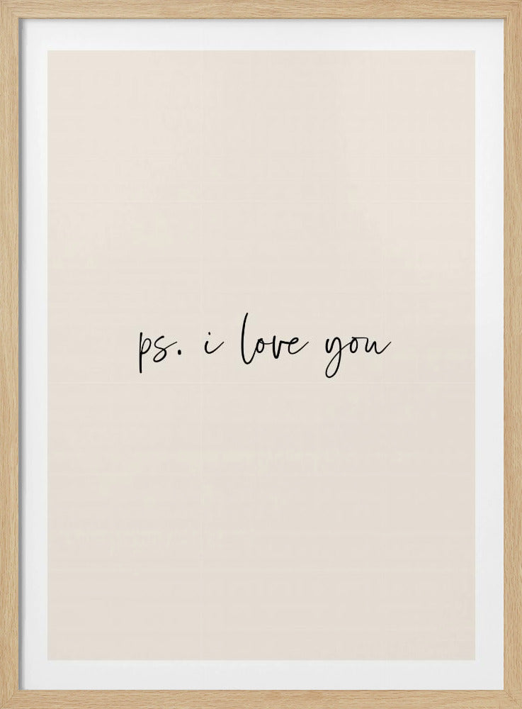 Ps. Ik hou van jou | Poster