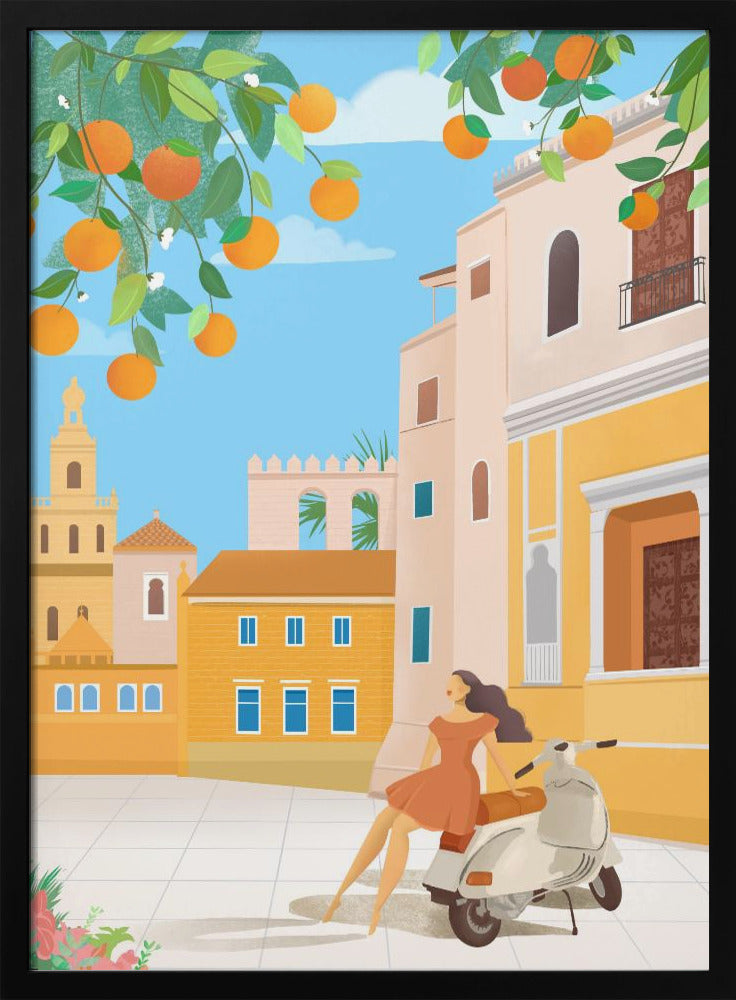 Sinaasappelen uit Sevilla, Spanje | Poster