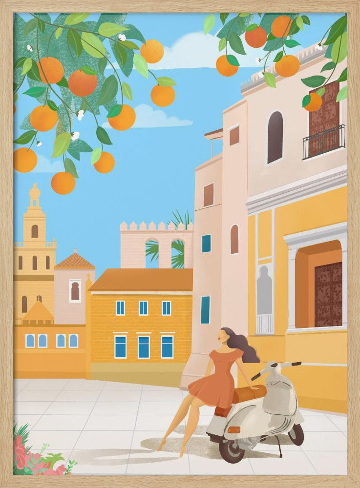 Sinaasappelen uit Sevilla, Spanje | Poster