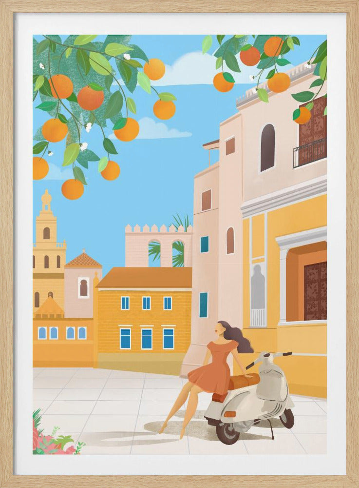 Sinaasappelen uit Sevilla, Spanje | Poster