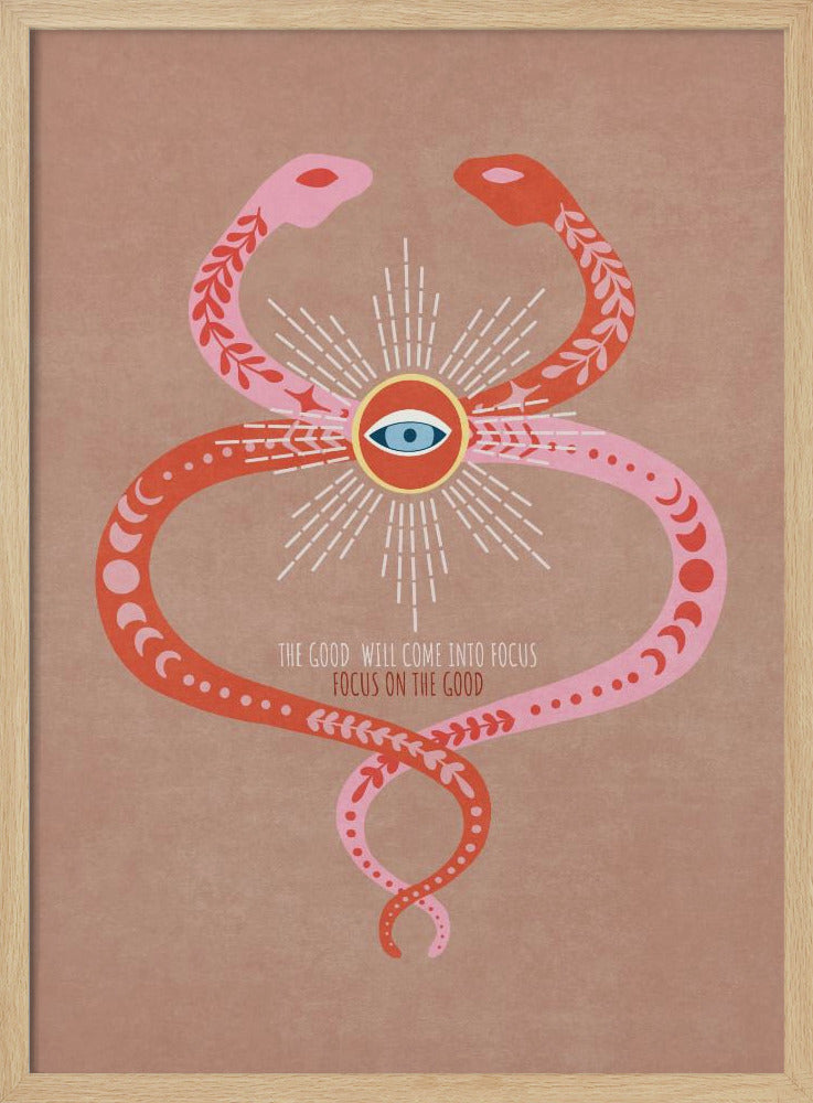 Slangenvisieoog | Poster