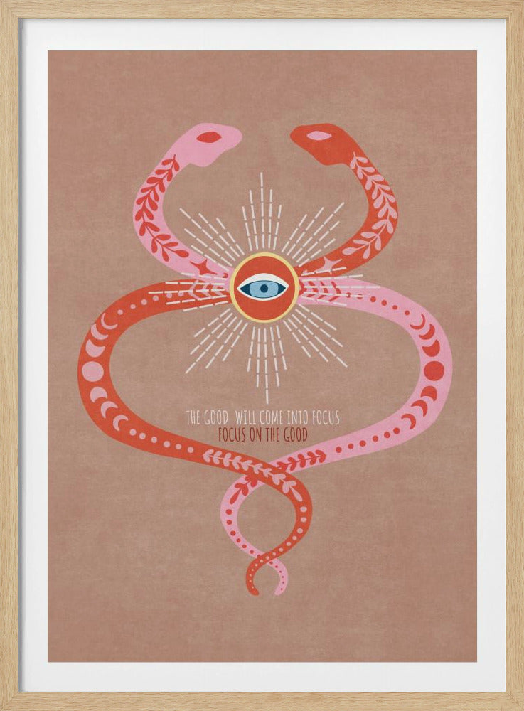 Slangenvisieoog | Poster