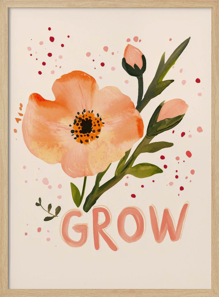 Bloemengroei | Poster