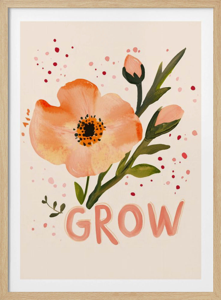 Bloemengroei | Poster