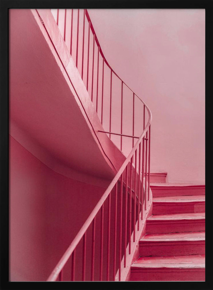 Plum Steps | Architectural Minimalism | Poster