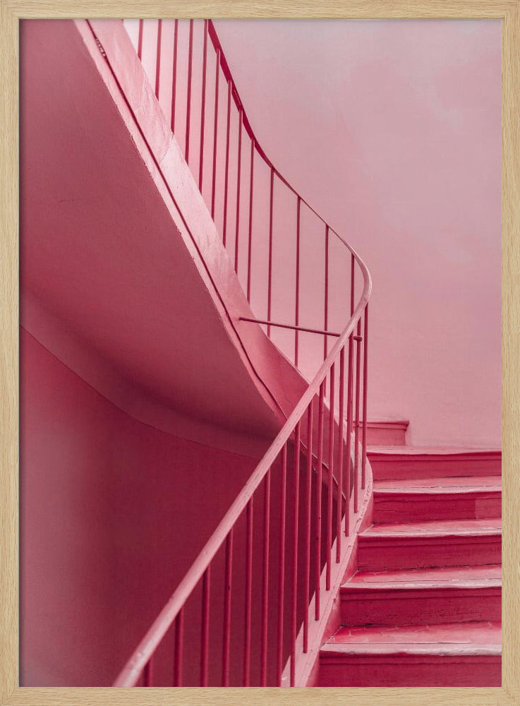 Plum Steps | Architectural Minimalism | Poster