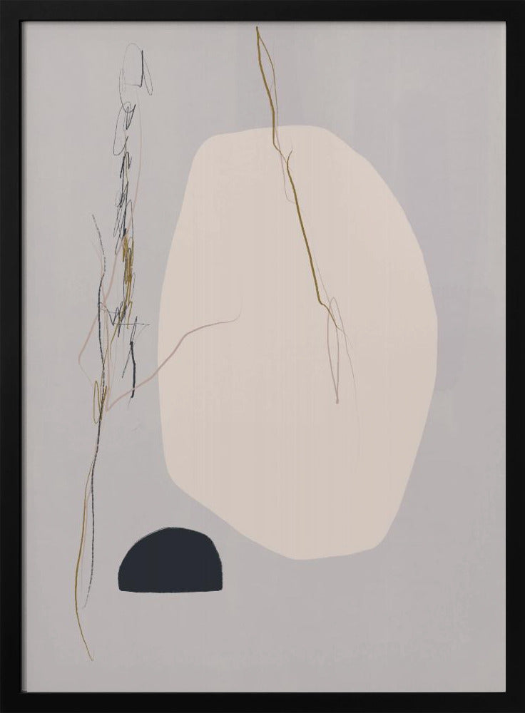 Fluisteringen van minimalisme | Poster