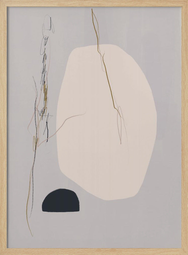 Fluisteringen van minimalisme | Poster