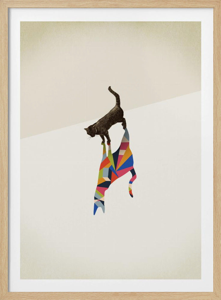 Wandelende Schaduw, Kat | Poster