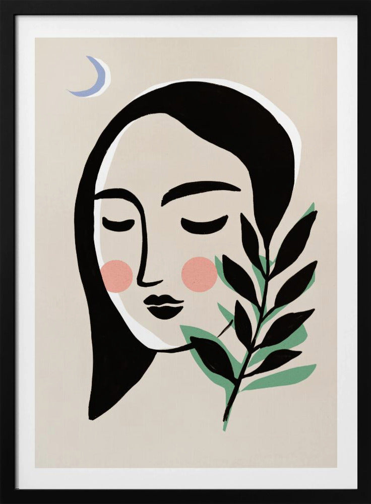 Maanverlichte sereniteit | Poster