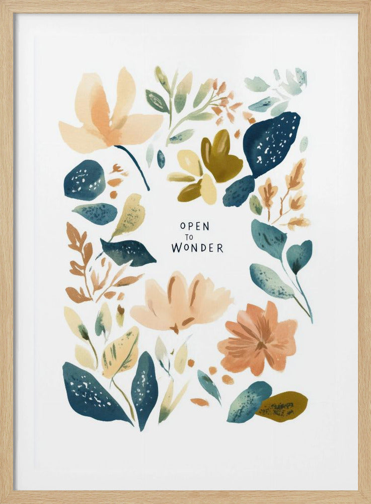 Bloemen grillige bloei | Poster