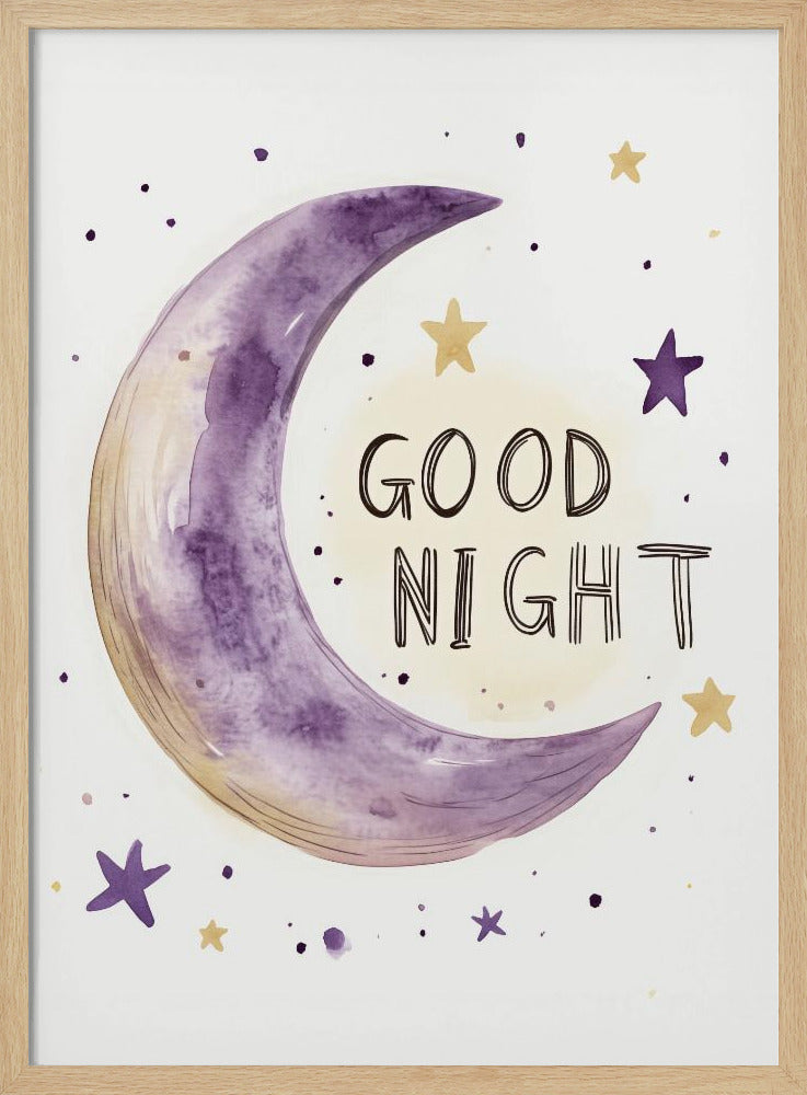 Maanverlichte slaap | Poster