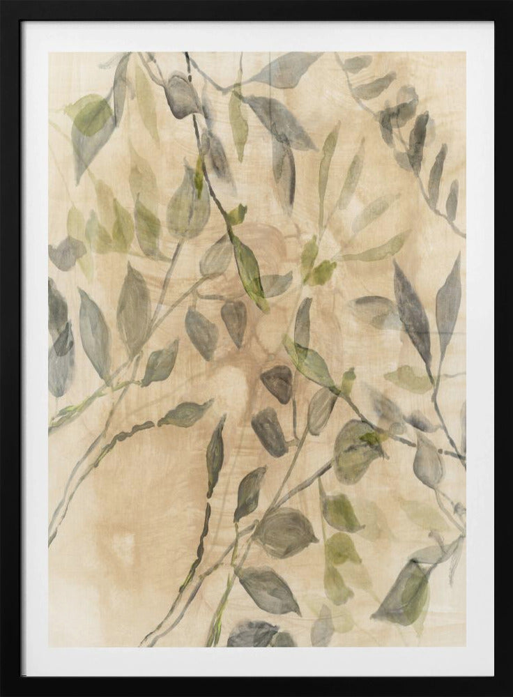 Colour Washed Leaves No2 | Poster