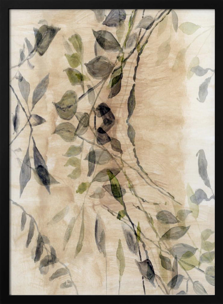 Colour Washed Leaves No3 | Poster