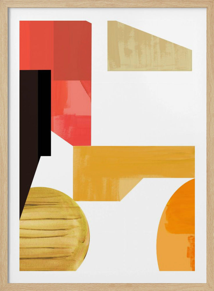 Geometrische warmte nr. 3 | Poster