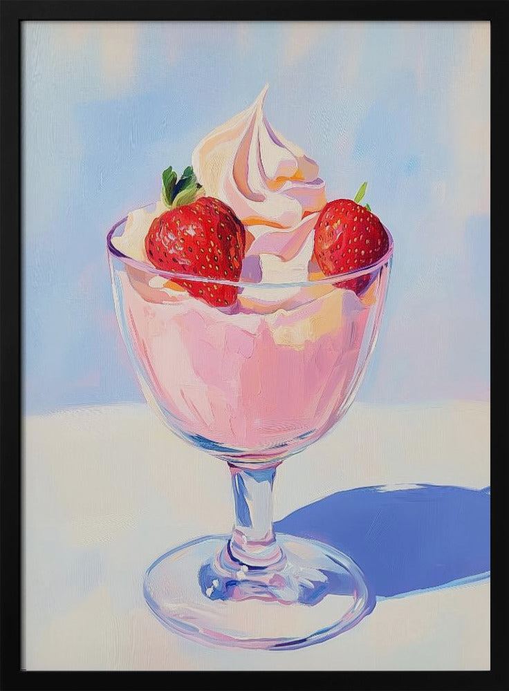 Aardbeienmilkshake | Poster