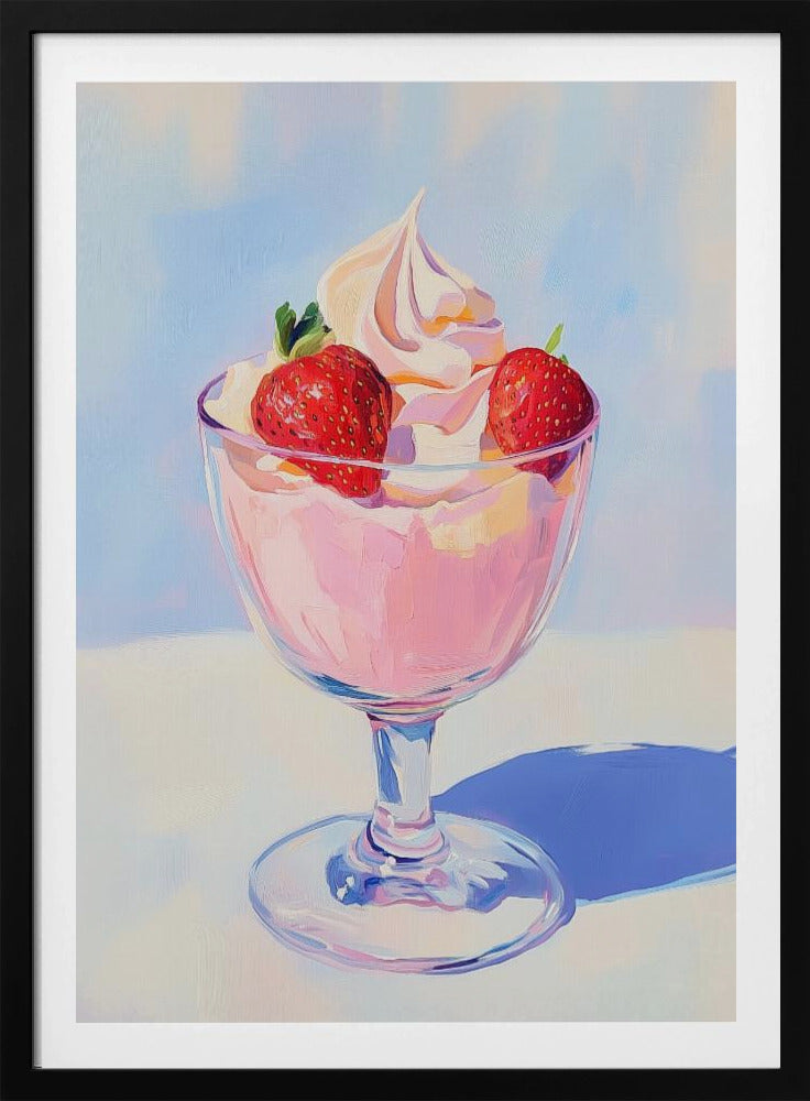 Aardbeienmilkshake | Poster