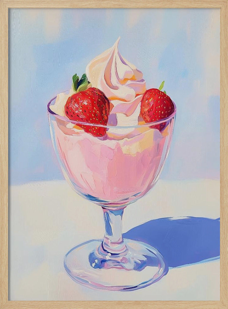 Aardbeienmilkshake | Poster