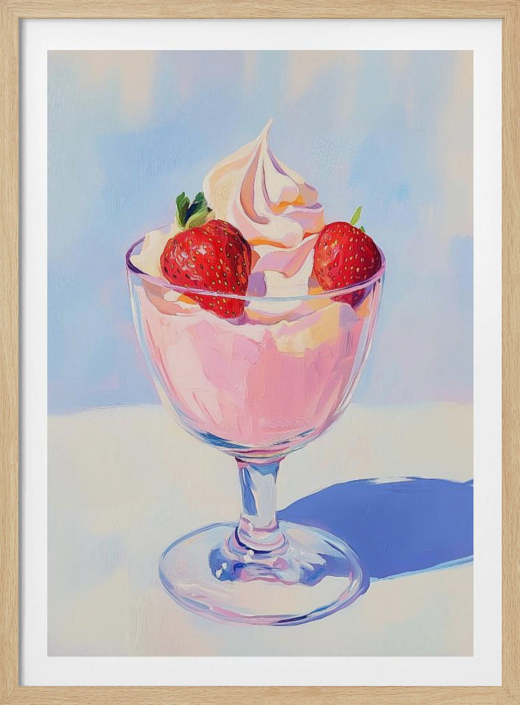 Aardbeienmilkshake | Poster