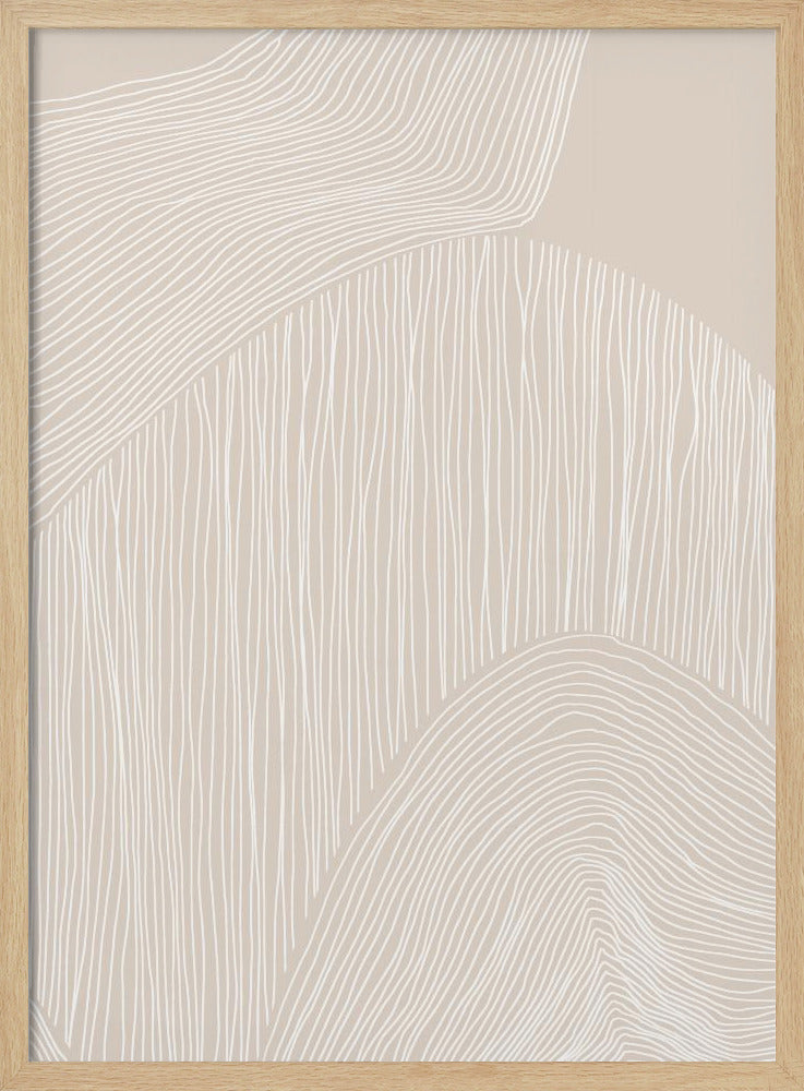 Abstracte lijnkunst | Poster