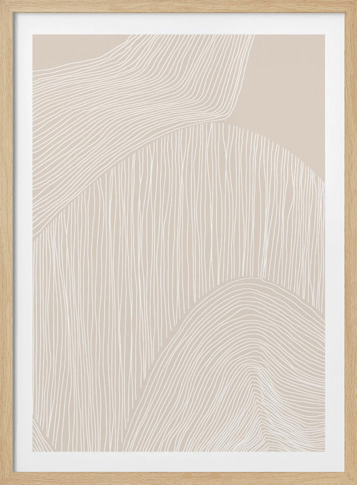 Abstracte lijnkunst | Poster