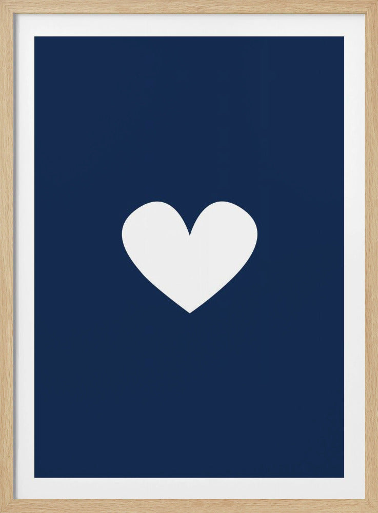 Klein Marine Hart | Poster