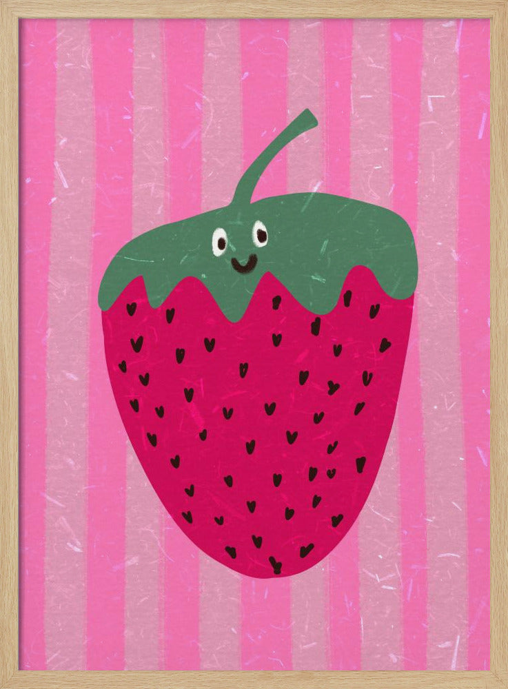 Hallo aardbei | Poster