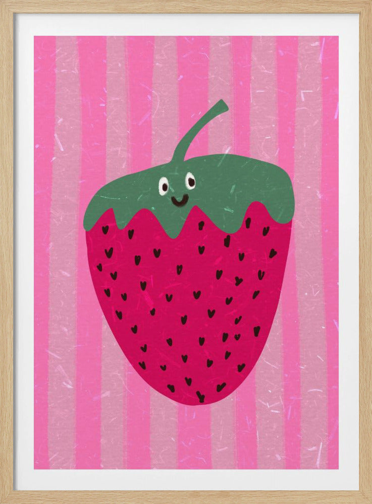 Hallo aardbei | Poster