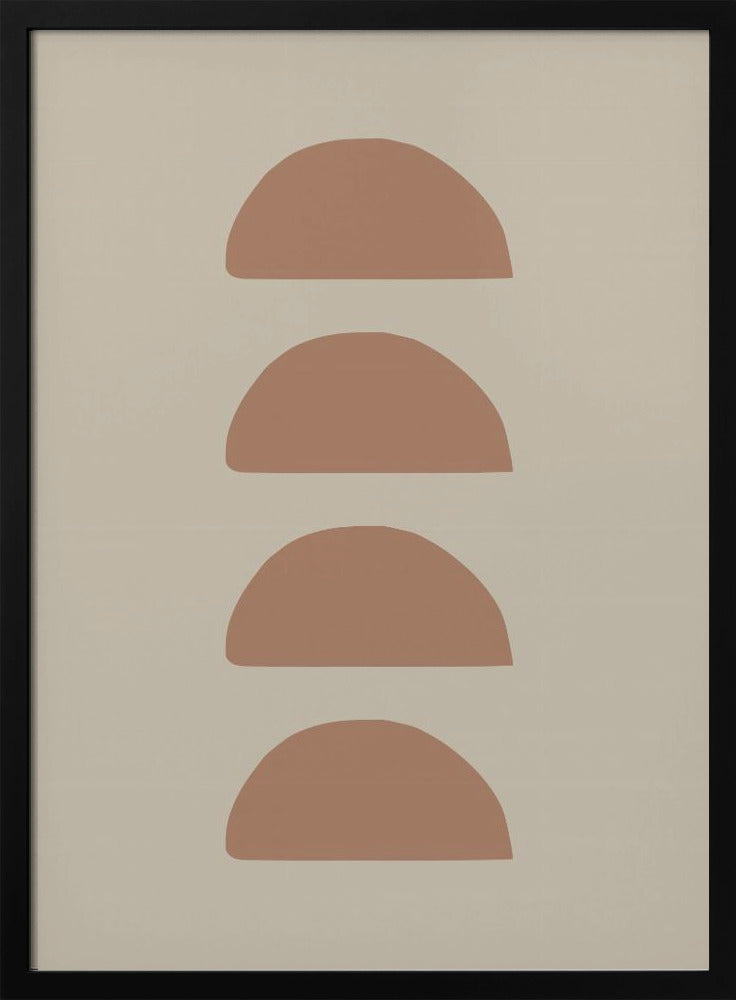 Geometrische Mocha | Poster