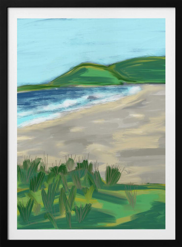 Dromerig strandtafereel | Poster
