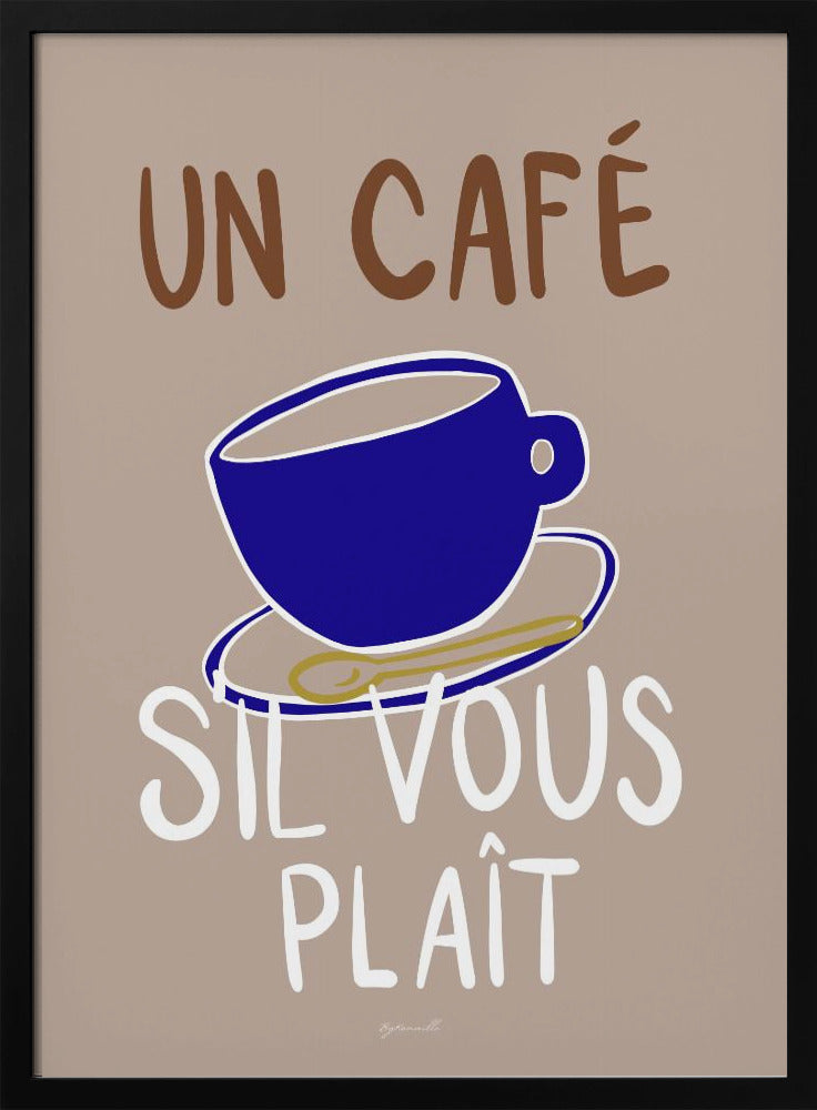 Een café | Poster