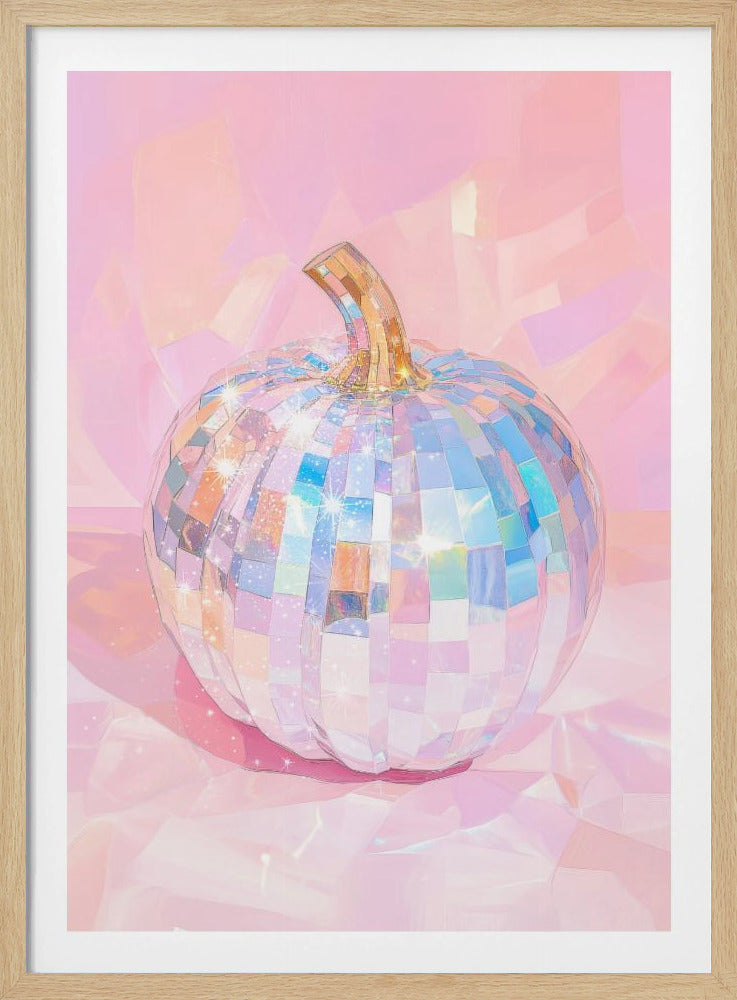 Iriserende discobalpompoen | Poster
