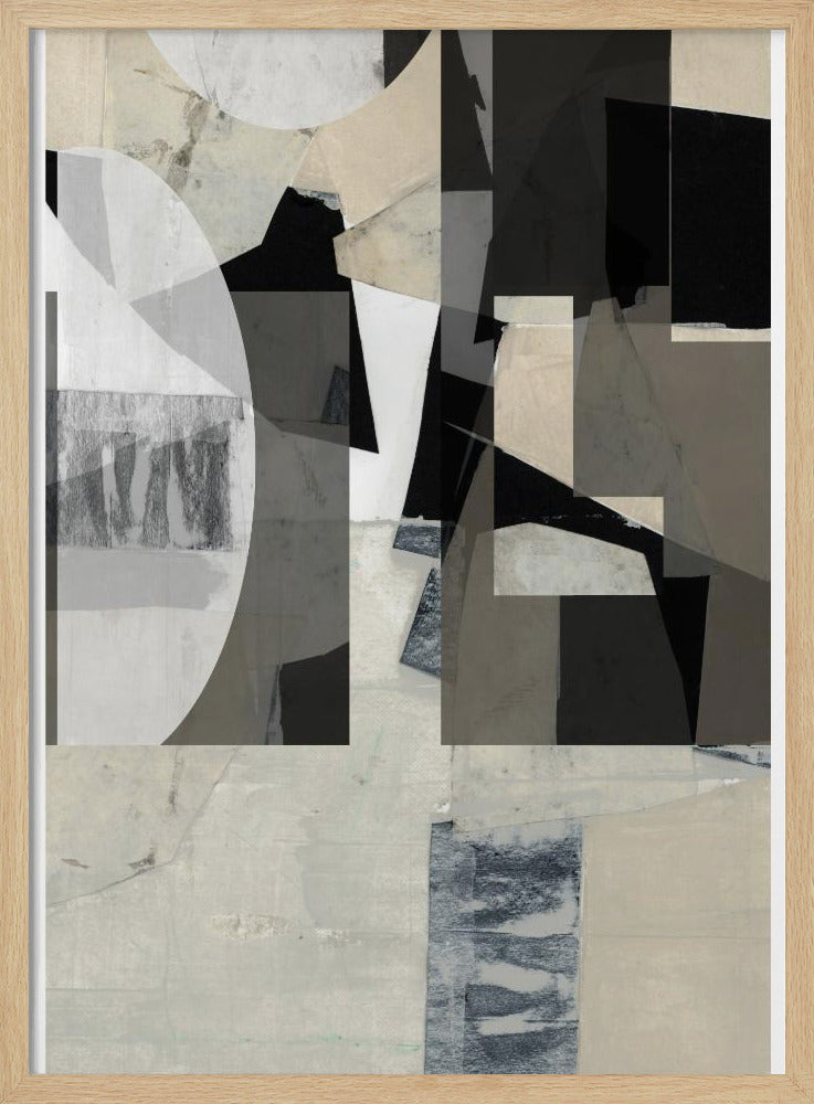 Monochrome compositie nr. 2 | Poster