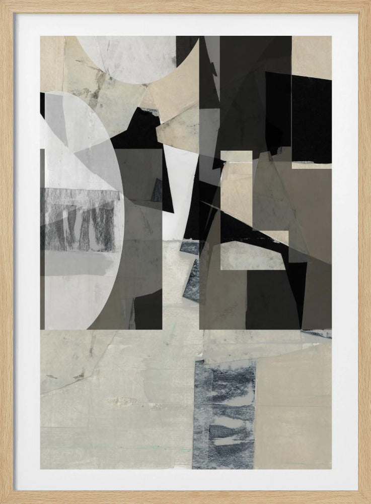 Monochrome compositie nr. 2 | Poster