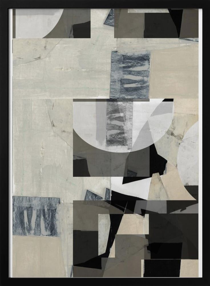 Monochrome compositie nr. 3 | Poster