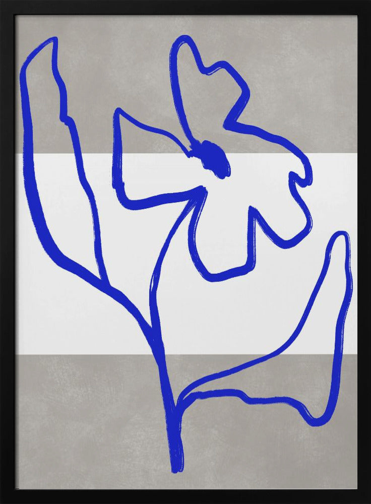 Blauwe Lijn Bloesem | Poster
