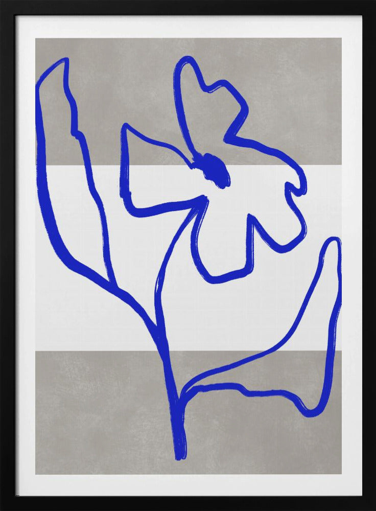 Blauwe Lijn Bloesem | Poster