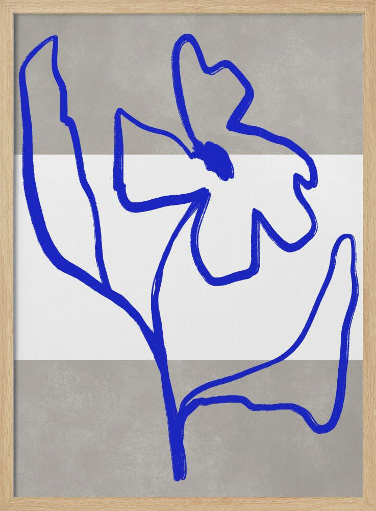Blauwe Lijn Bloesem | Poster