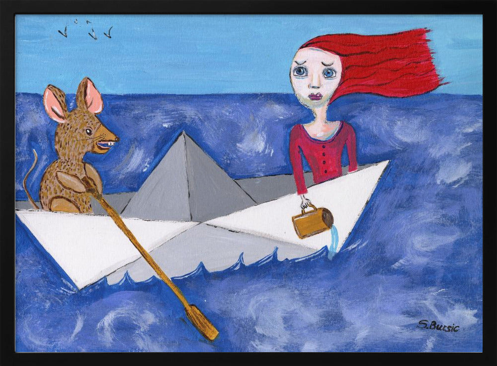 Don't go out in a paper boat with a Rat. | Poster