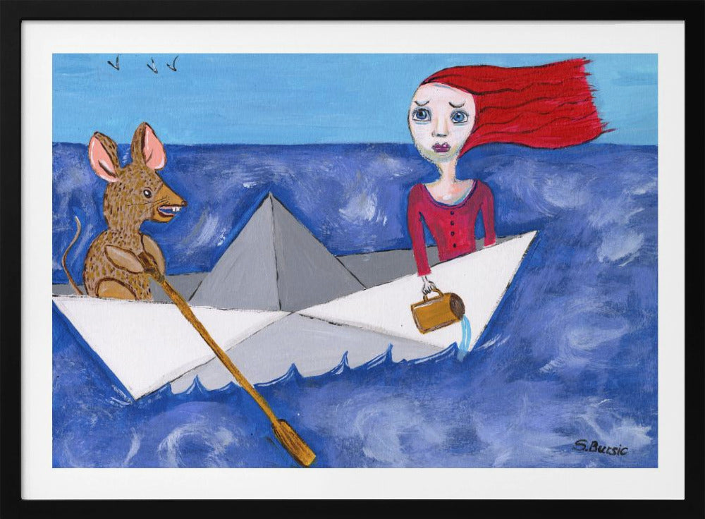 Don't go out in a paper boat with a Rat. | Poster